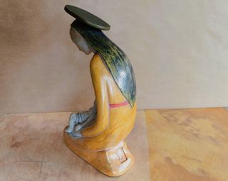 Figura Virgen con Niño Jesús Vintage