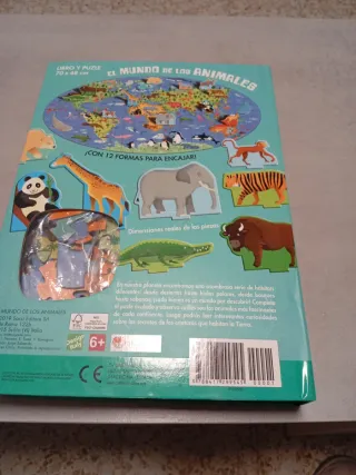 Libro-puzzle,El mundo de los animales