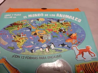 Libro-puzzle,El mundo de los animales
