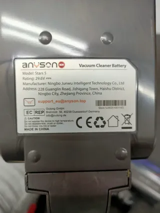Aspirador Inalámbrico Anyson Stars 5