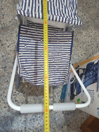 Antiguo carrito carro juguete para bebé años 80