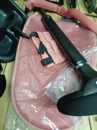 Triciclo Kinderkraft Aveo Plegable Rosa hasta 25Kg