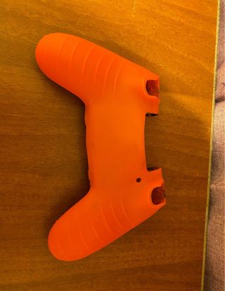 Carcasa Mando PS4 Naranja y Negro