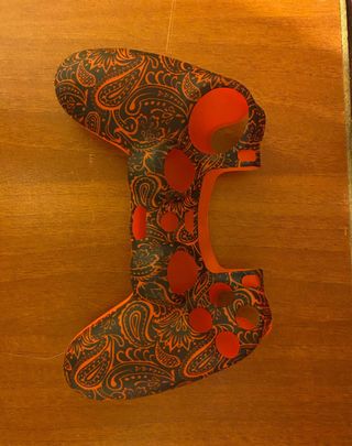 Carcasa Mando PS4 Naranja y Negro