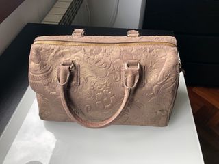 Bolso Roberto Verino Beige y Dorado