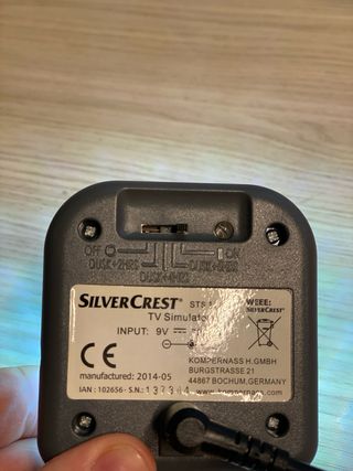 Silver Crest Simulador TV - Alarme Ladrões