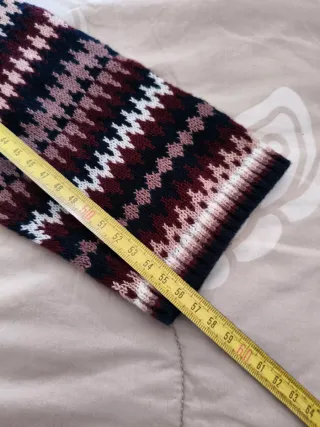 Esprit Organic Cotton Nordic Sweater Fair Isle L