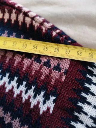 Esprit Organic Cotton Nordic Sweater Fair Isle L