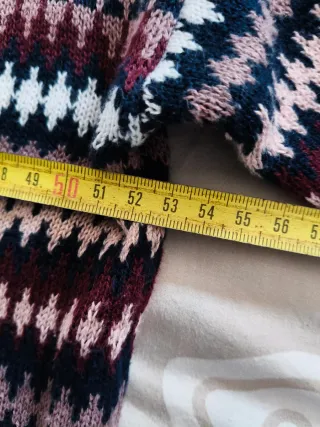 Esprit Organic Cotton Nordic Sweater Fair Isle L