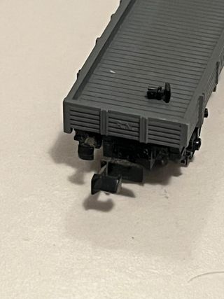 Lote 4 vagones bordes bajos 2 ejes Ibertren N