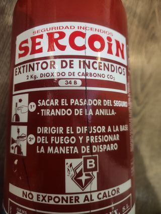 Extintor CO2 Sercoin 2kg Revisión al día