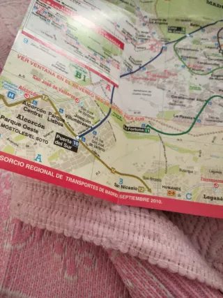 Mapa Metro Madrid 2010