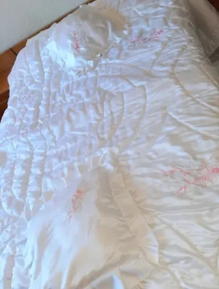 2 Colchas Edredón + 2 Cojines Vintage