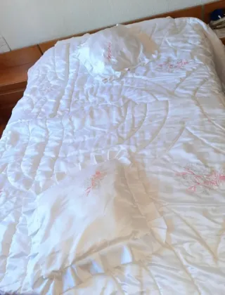 2 Colchas Edredón + 2 Cojines Vintage