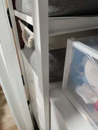 Armario blanco con zapatero gama ELVARLI (IKEA)