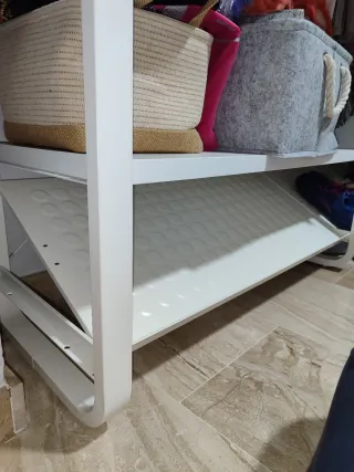 Armario blanco con zapatero gama ELVARLI (IKEA)