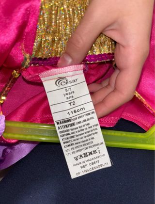 Disfraz Hindú Infantil Talla 5-7 años