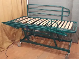 Cama articulada elevable en altura