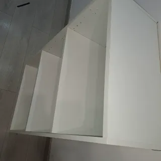 Librería estanteria blanca nueva