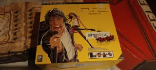 PS2 Slim Negra + Caja + juegos y accesorios