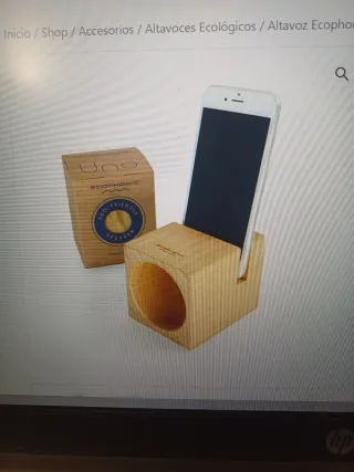 Amplificador Ecophonic para móviles.