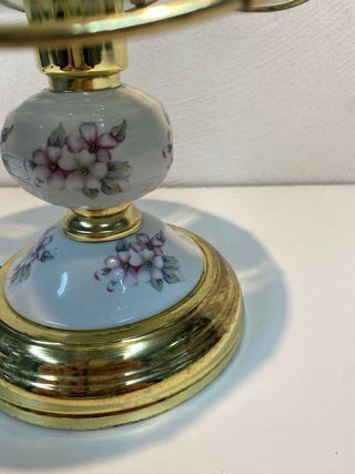 Lámpara estilo Tiffany cristal y metal