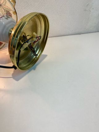 Lámpara estilo Tiffany cristal y metal