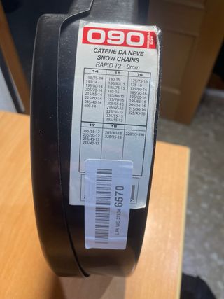 Bottari 18817 "Rapid T2": Cadenas de nieve 9 mm