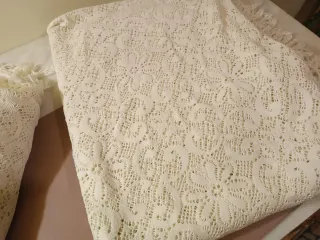 Colcha vintage hecha a mano