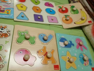 Puzzles de madera educativos