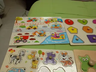 Puzzles de madera educativos