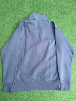 Sudadera Green Coast Azul Media Cremallera