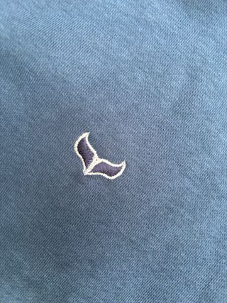 Sudadera Green Coast Azul Media Cremallera