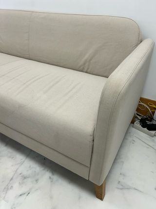Sofá Linanas Ikea 3 plazas beige