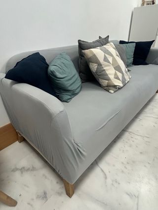 Sofá Linanas Ikea 3 plazas beige