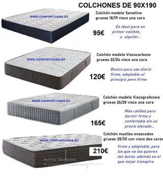 COLCHONES DE 90