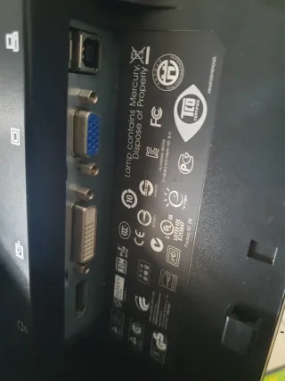 Monitor HP Compaq LA2205wg Negro