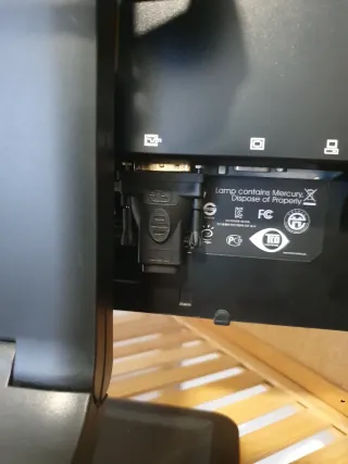 Monitor HP Compaq LA2205wg Negro