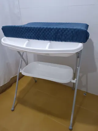 Bañera Plegable Bebé con Cambiador