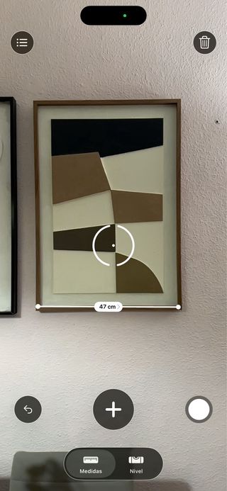 Cuadro moderno beige, negro y marrón