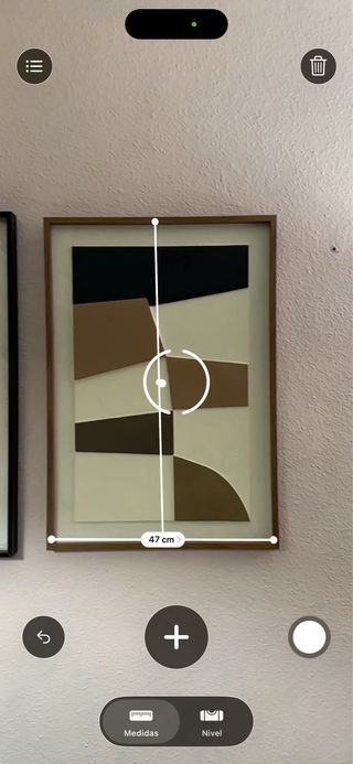 Cuadro moderno beige, negro y marrón