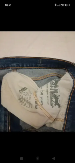 Levis 512 Jeans Azules