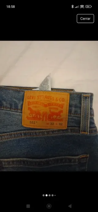 Levis 512 Jeans Azules