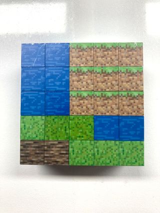 50 Bloques Construcción Magnéticos Isla Diminuta