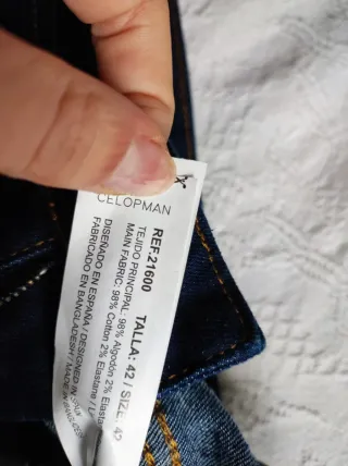 Pantalón vaquero hombre Celopman azul