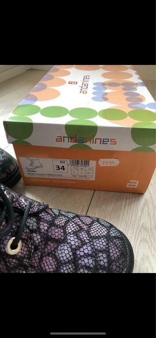 Botas Andarines Talla 34
