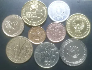 Lote de monedas antiguas de colección