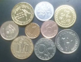 Lote de monedas antiguas de colección