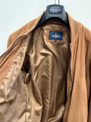 Chaqueta Hackett ante bomber marrón