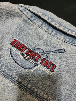 Set 2 Camicie Denim Hard Rock Cafe Vintage